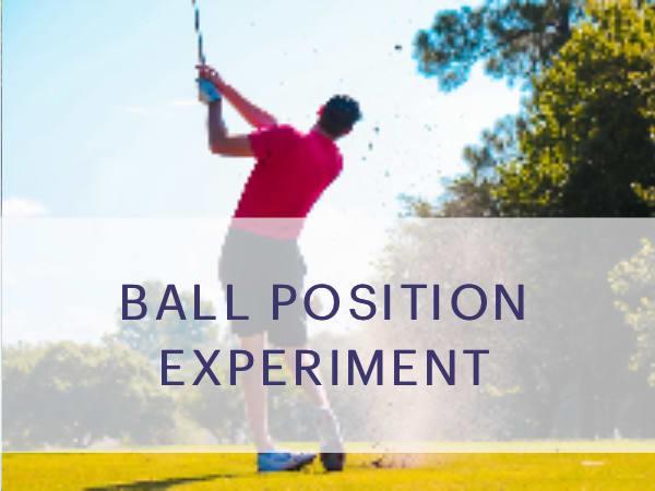 Task Ball position experiment