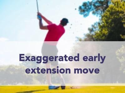 Task Exaggerated early extension move